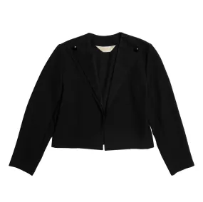 80s Crepe Weave Bolero Jacket