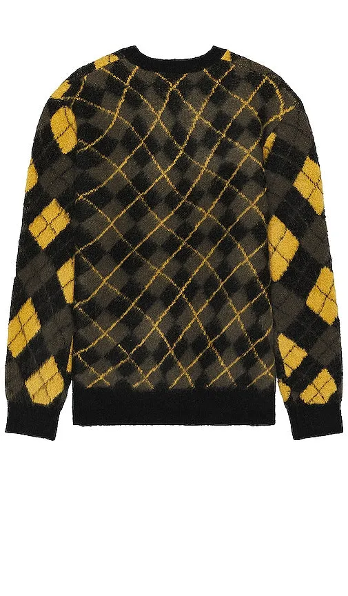ALLSAINTS Fitzroy Sweater in Black,Yellow