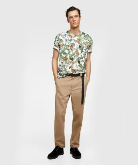 Camouflage utility cargo pants