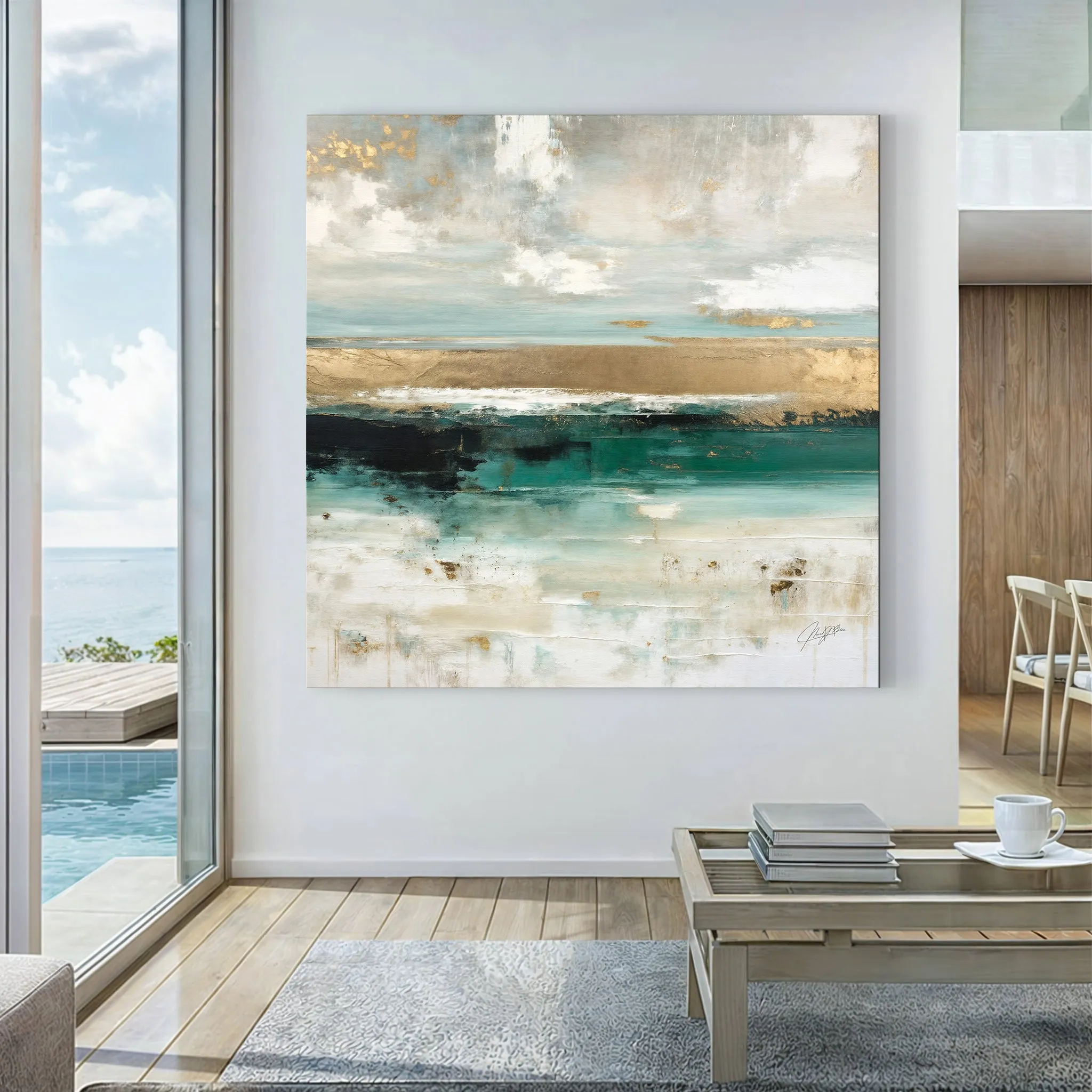 Canvas Print: "Coastal Echoes"