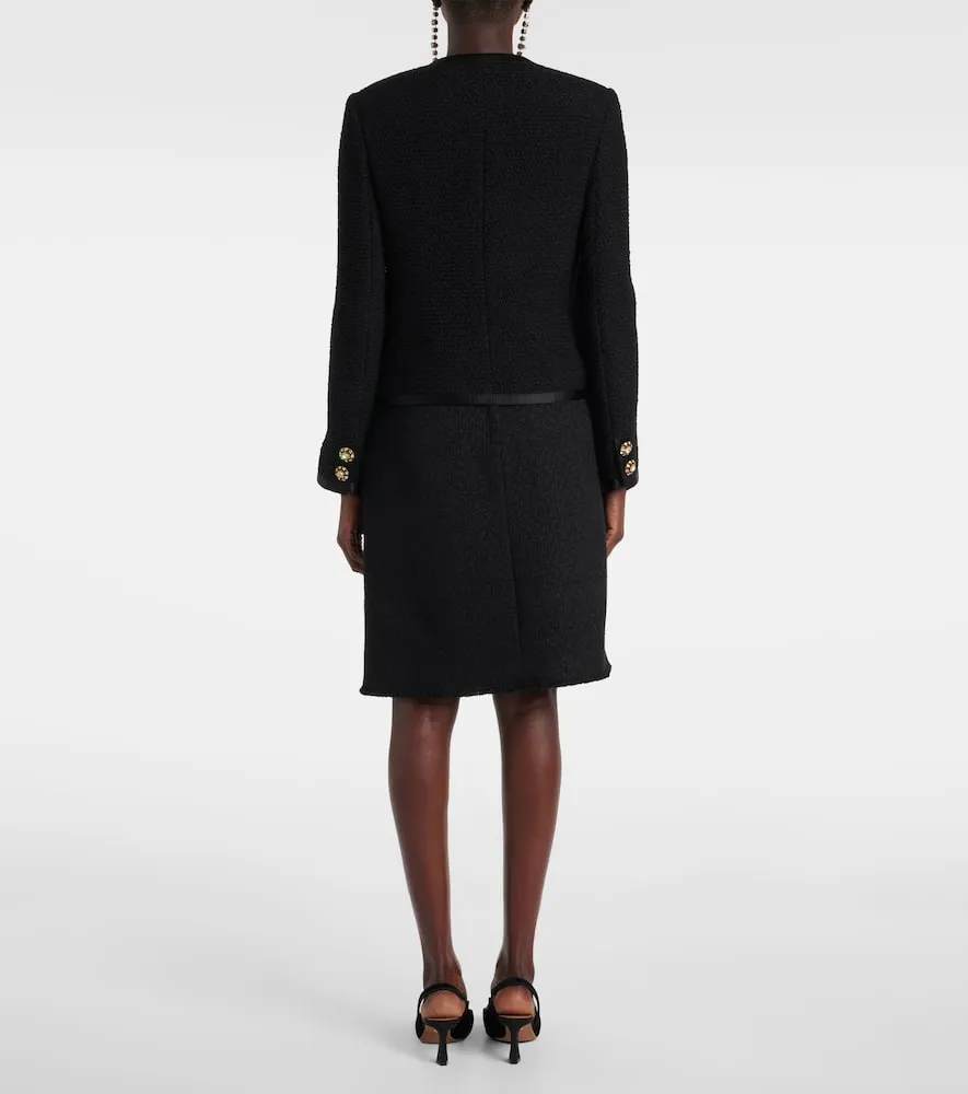 Dolce&Gabbana Wool and silk-blend tweed jacket