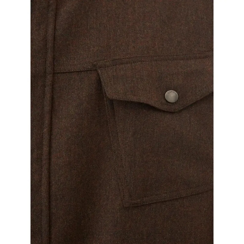 Elegant Wool Blue Jacket for Men