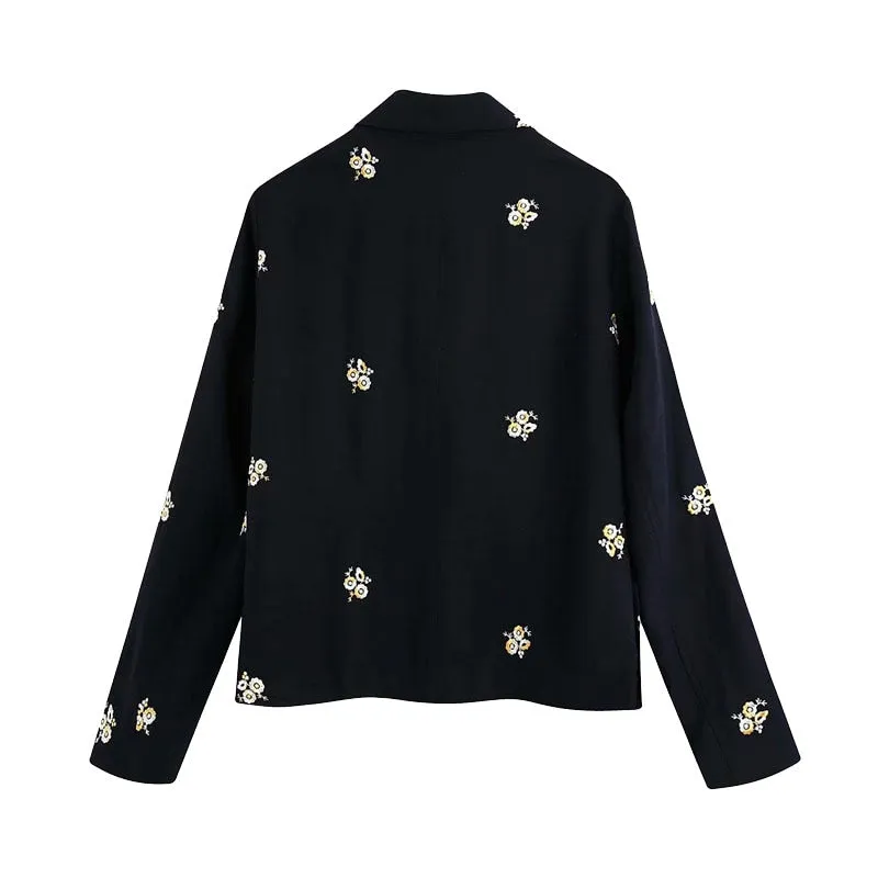 EMBROIDERED BLAZER