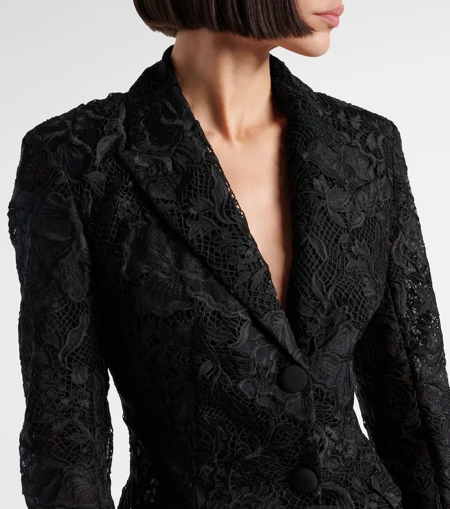 Erdem Floral lace blazer
