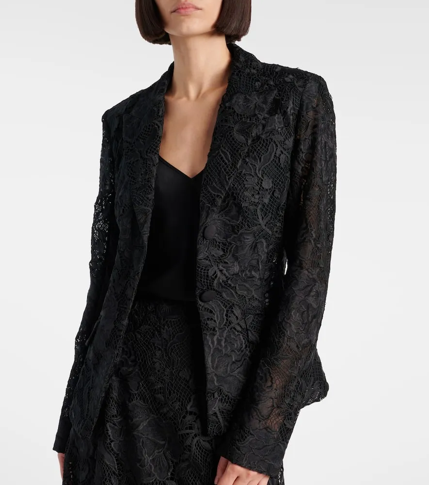 Erdem Floral lace blazer