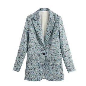 FLORAL BLAZER