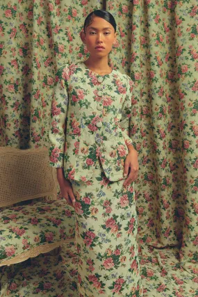 Heritage Brocade Waistcoat in Chamomile