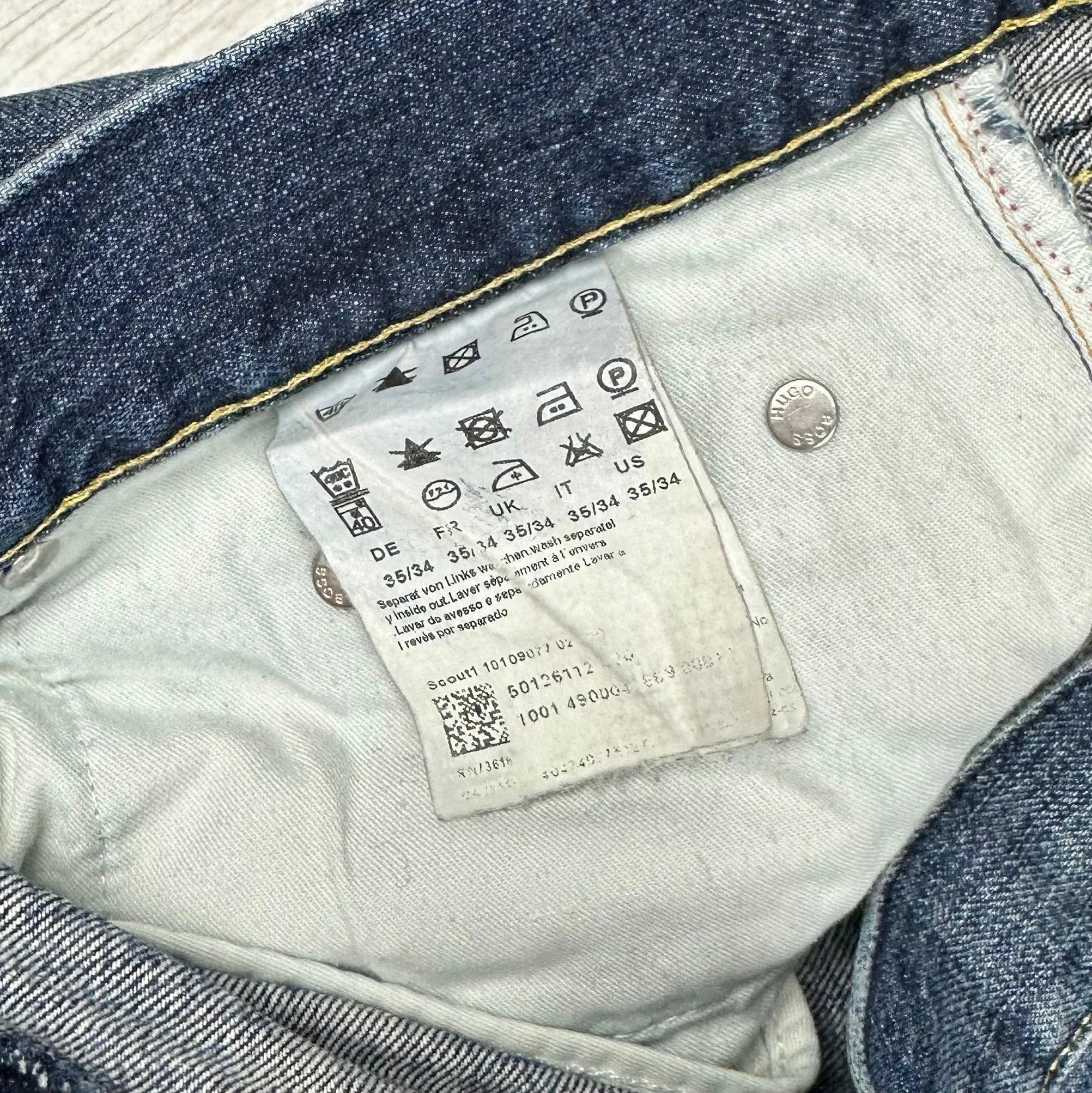 Hugo Boss Men's ‘Scout1' Classic Denim Jeans - Size 35