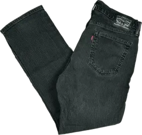 Levis Mens Black Classic Fit Jeans - Size 34/32