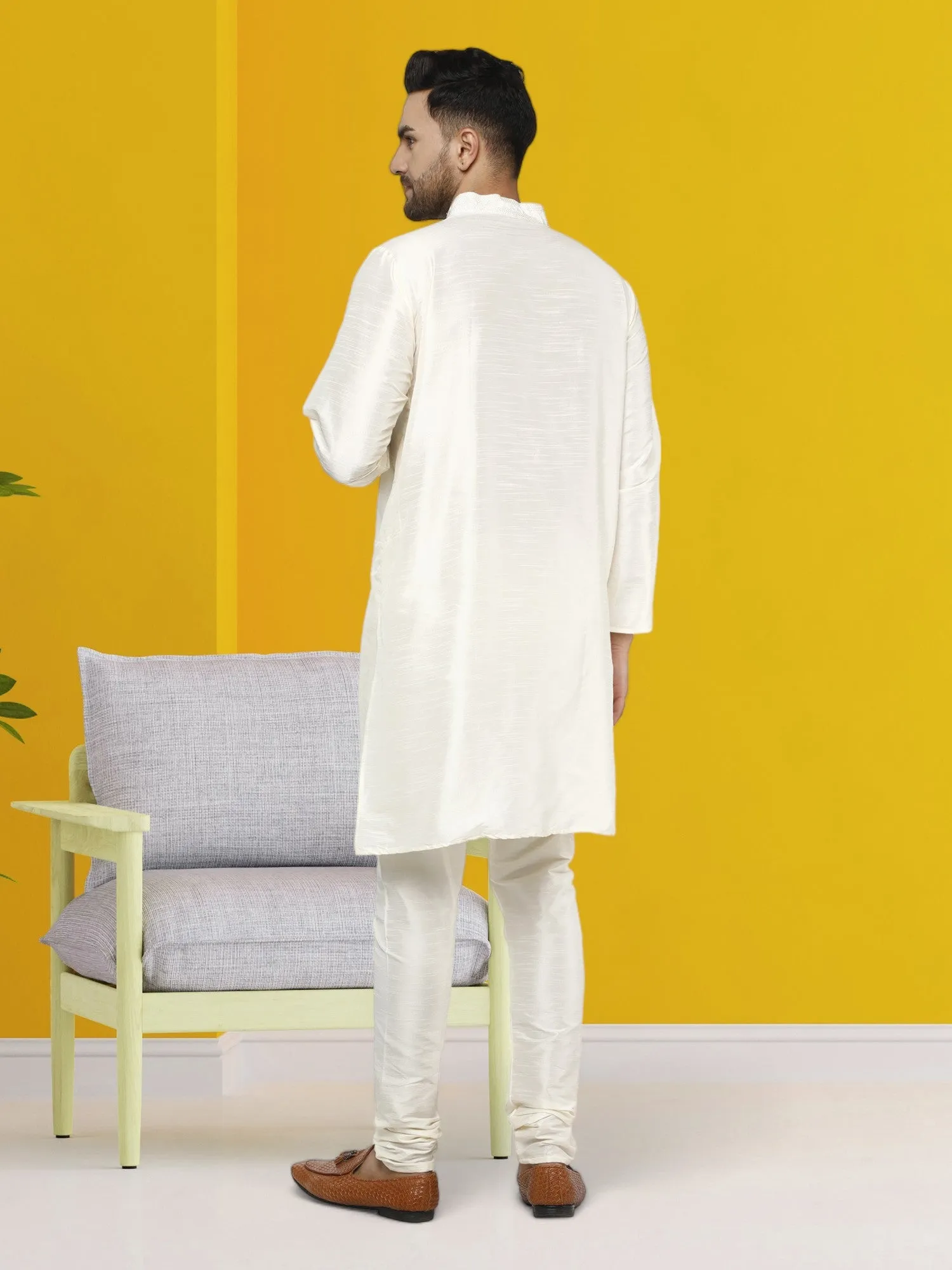 Men's Tunic Kurta Pyjama Traditional Wedding Party Ethnic Dress Set