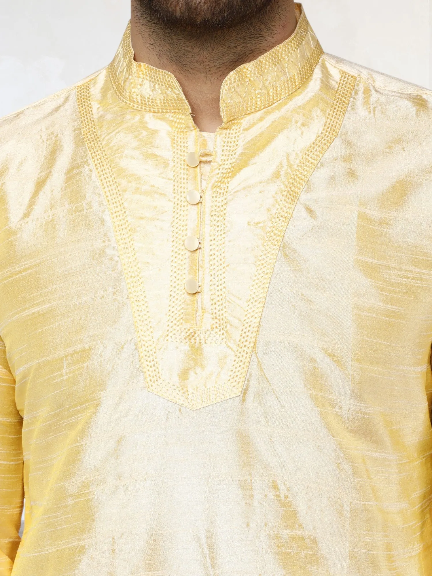 Men's Tunic Kurta Pyjama Traditional Wedding Party Ethnic Dress Set