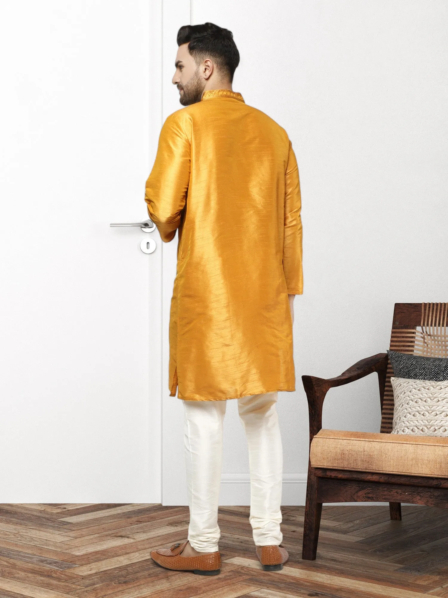 Men's Tunic Kurta Pyjama Traditional Wedding Party Ethnic Dress Set