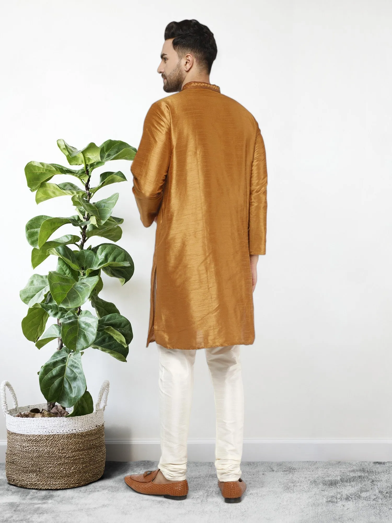 Men's Tunic Kurta Pyjama Traditional Wedding Party Ethnic Dress Set