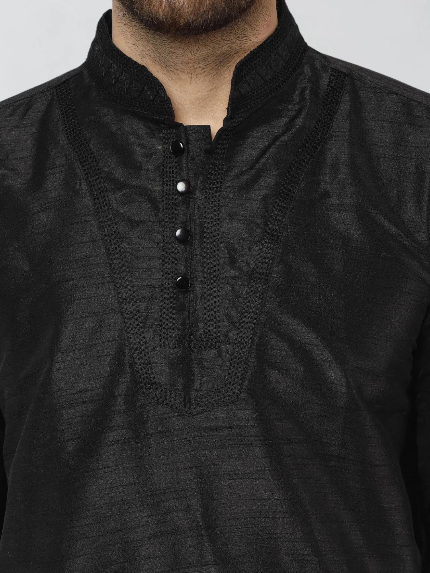 Men's Tunic Kurta Pyjama Traditional Wedding Party Ethnic Dress Set