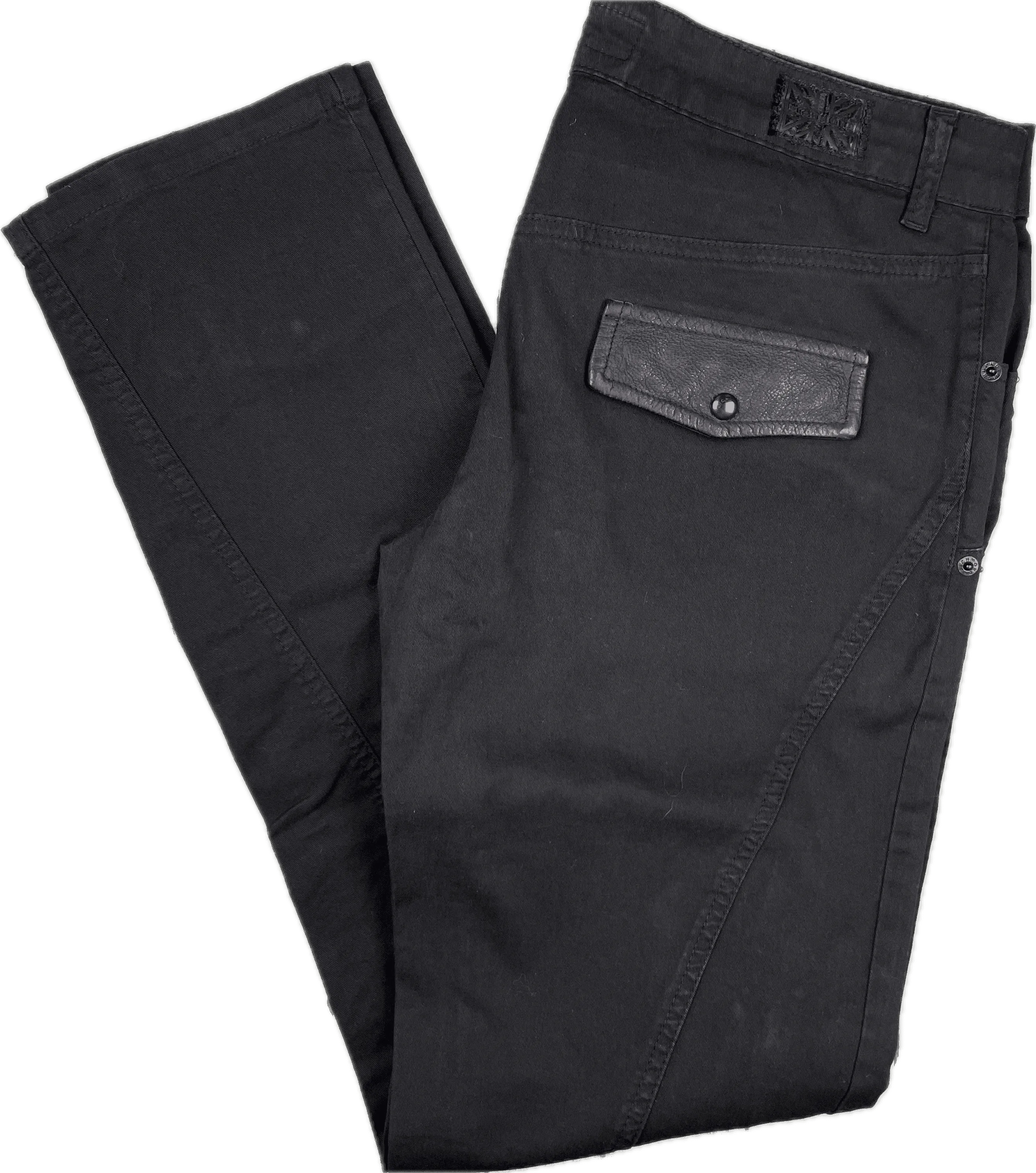 NEW- John Richmond  Black Slim Straight fit Jeans- Size 33