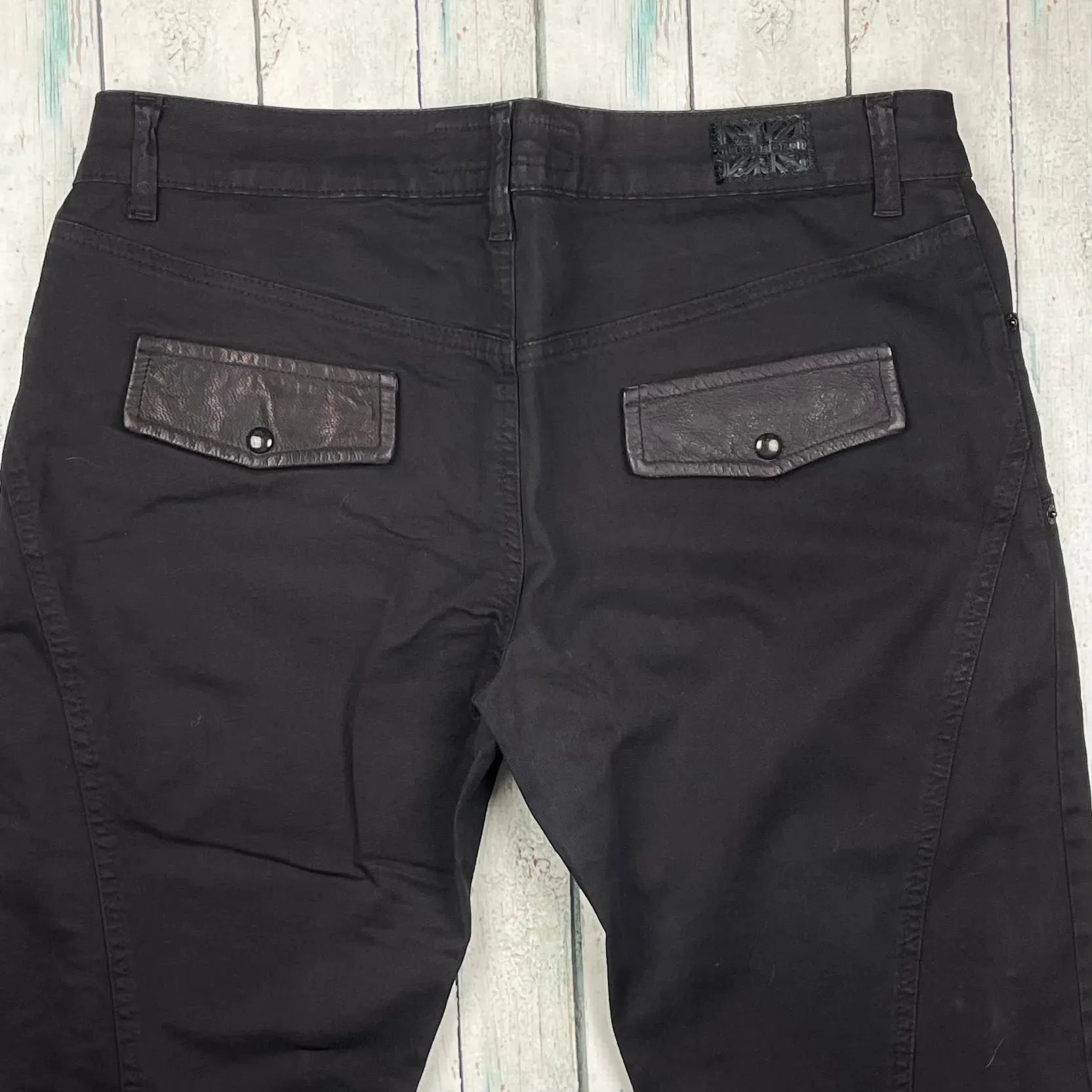 NEW- John Richmond  Black Slim Straight fit Jeans- Size 33