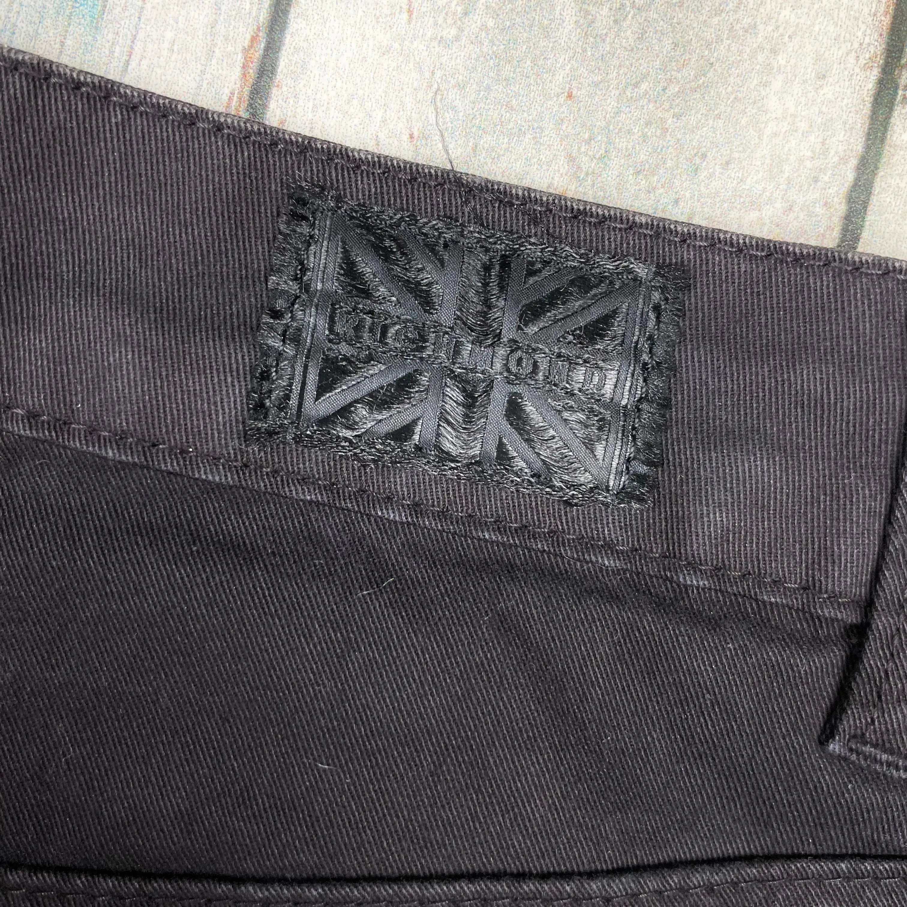 NEW- John Richmond  Black Slim Straight fit Jeans- Size 33