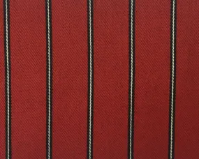 Red, Black And White Blazer/Boating Stripe 1 1/4'' Repeat Jacketing