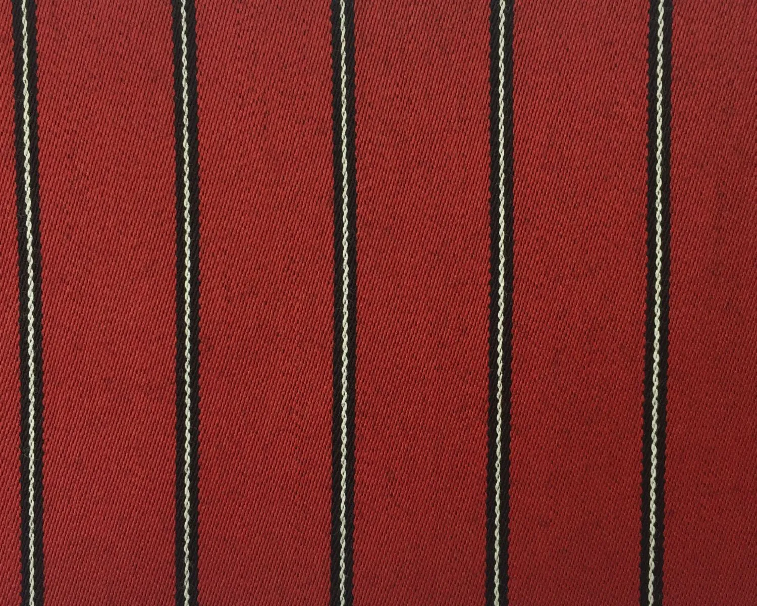 Red, Black And White Blazer/Boating Stripe 1 1/4'' Repeat Jacketing