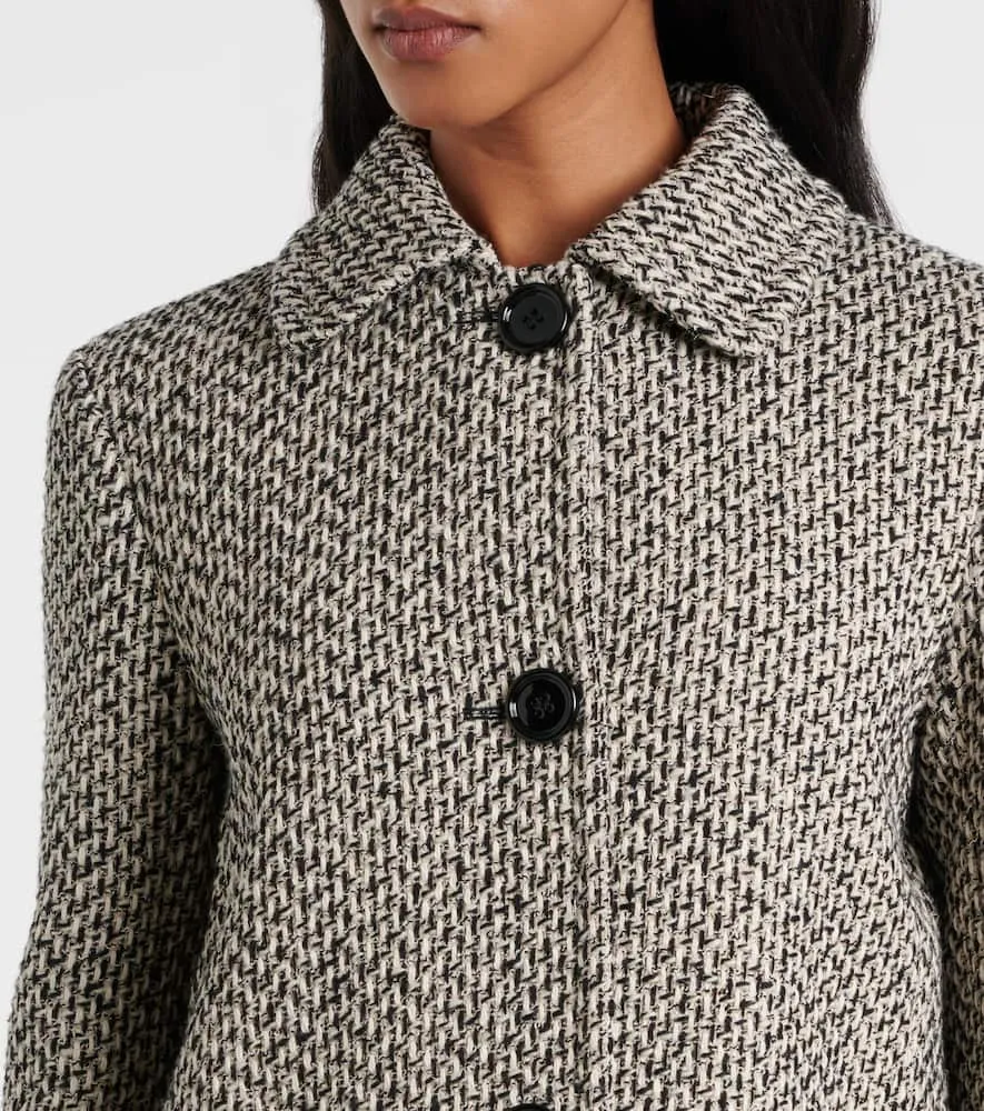 'S Max Mara Wool and cotton-blend jacket