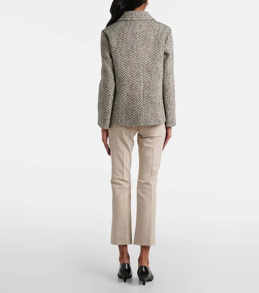 'S Max Mara Wool and cotton-blend jacket