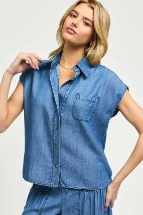 Shelly Button Down | Chambray