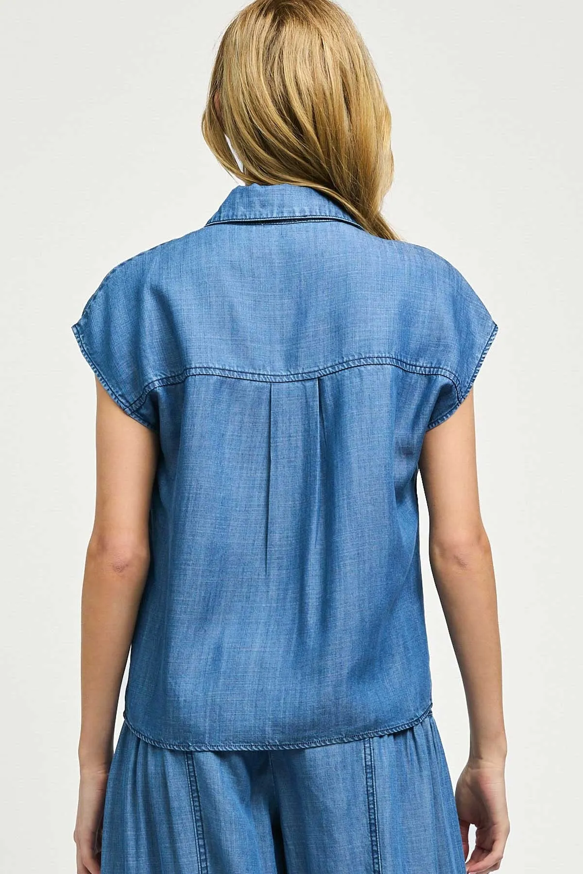 Shelly Button Down | Chambray