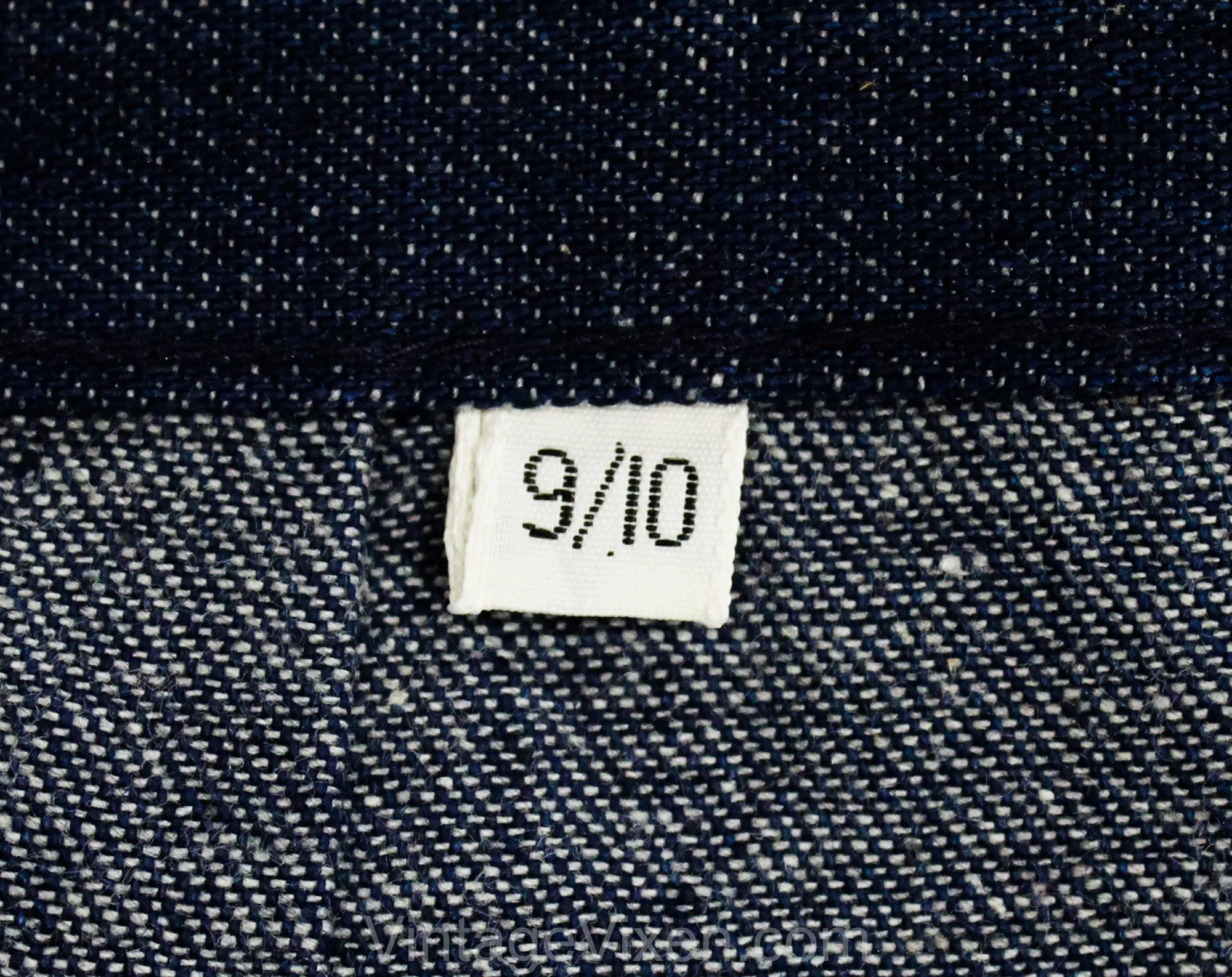 Size 0 Denim Capri Pants - XXS 1950s Classic Pedal Pushers - 50s 60s Dark Blue Indigo Cotton - Pin Up Girl NWT Deadstock - Waist 22.5