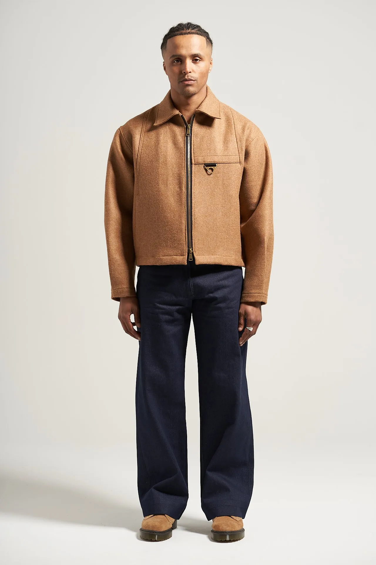 The Rust Wool Rider Jacket