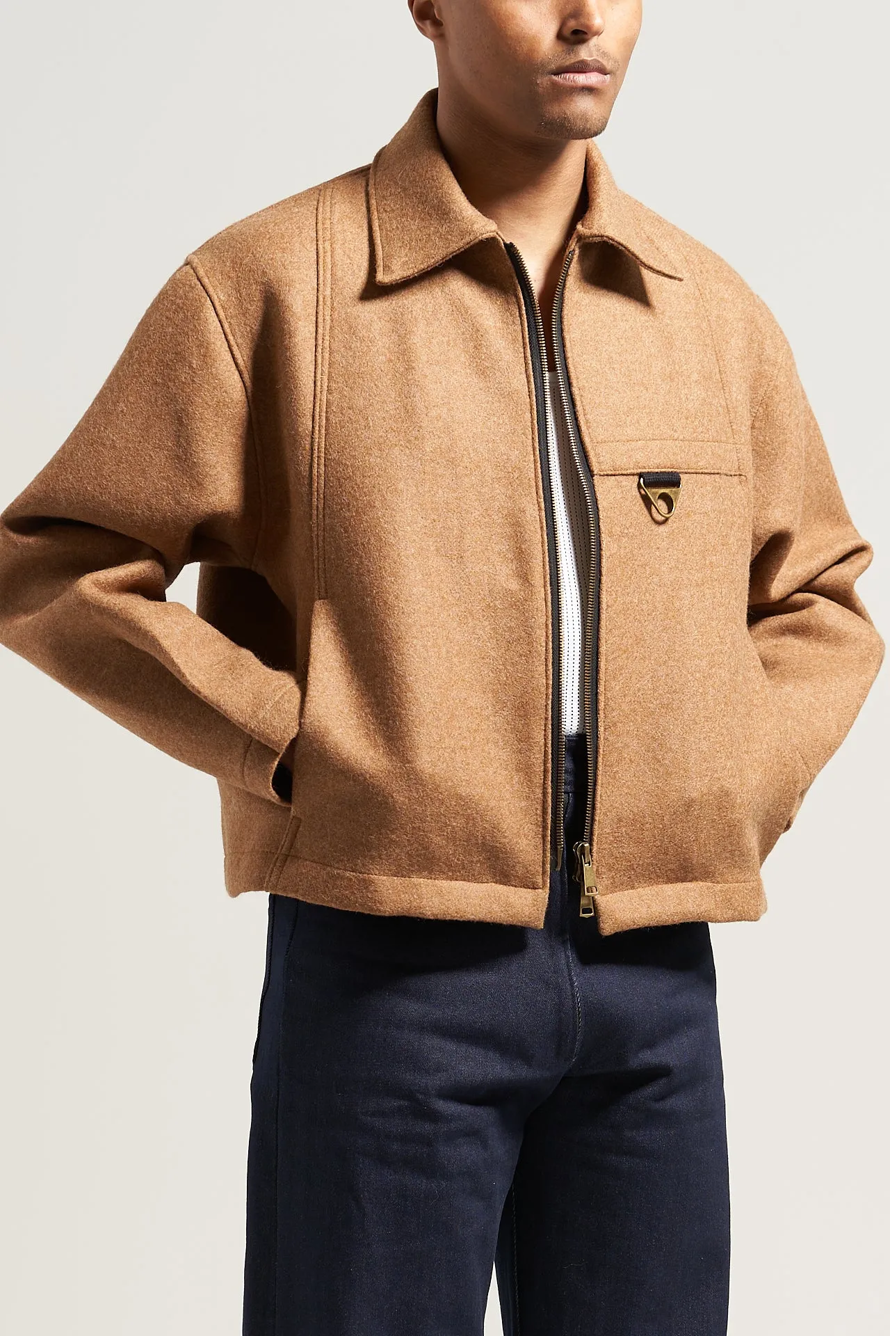 The Rust Wool Rider Jacket
