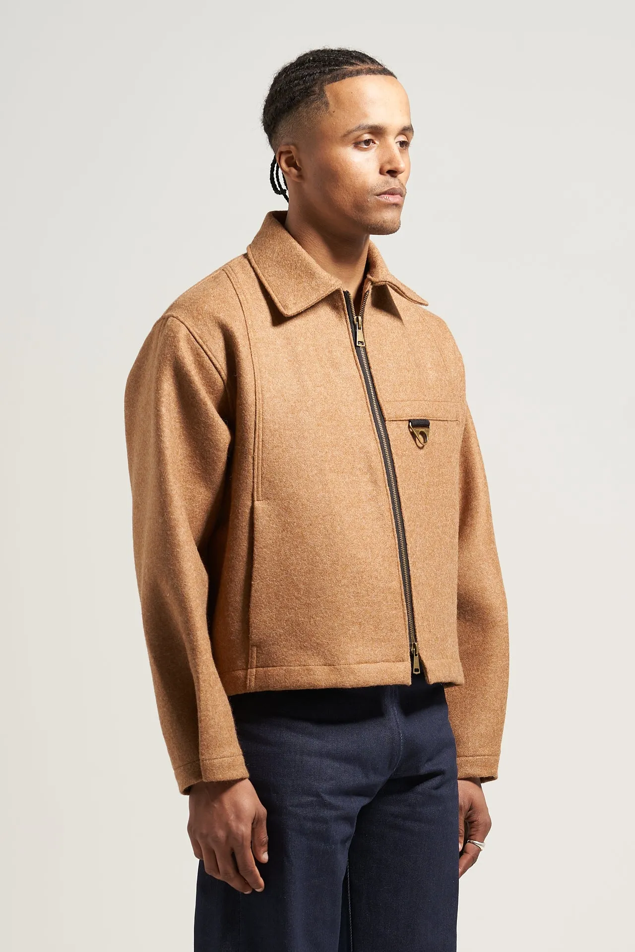 The Rust Wool Rider Jacket