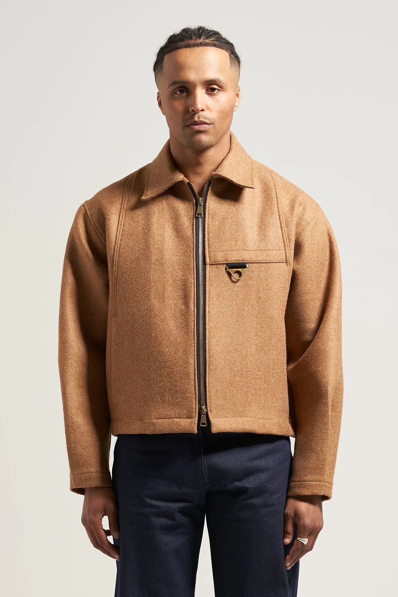 The Rust Wool Rider Jacket