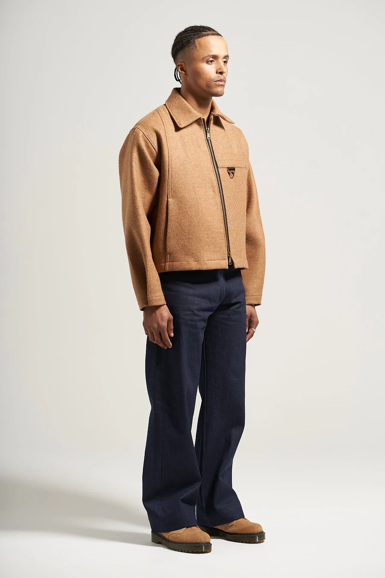 The Rust Wool Rider Jacket