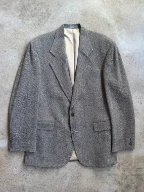 Vintage Haggar Neutral Woven Wool Sport Coat (L)