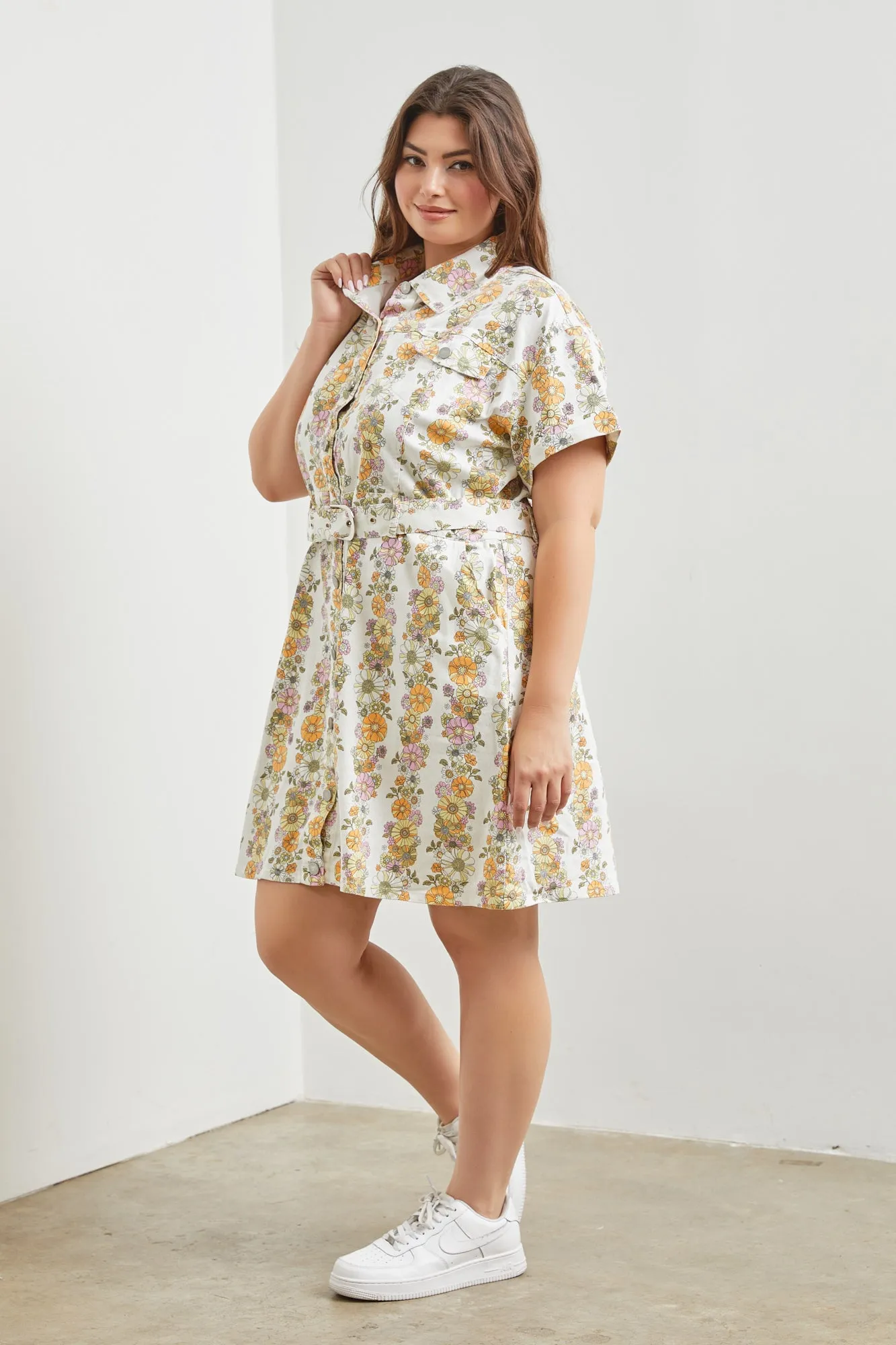 wallflower button down dress