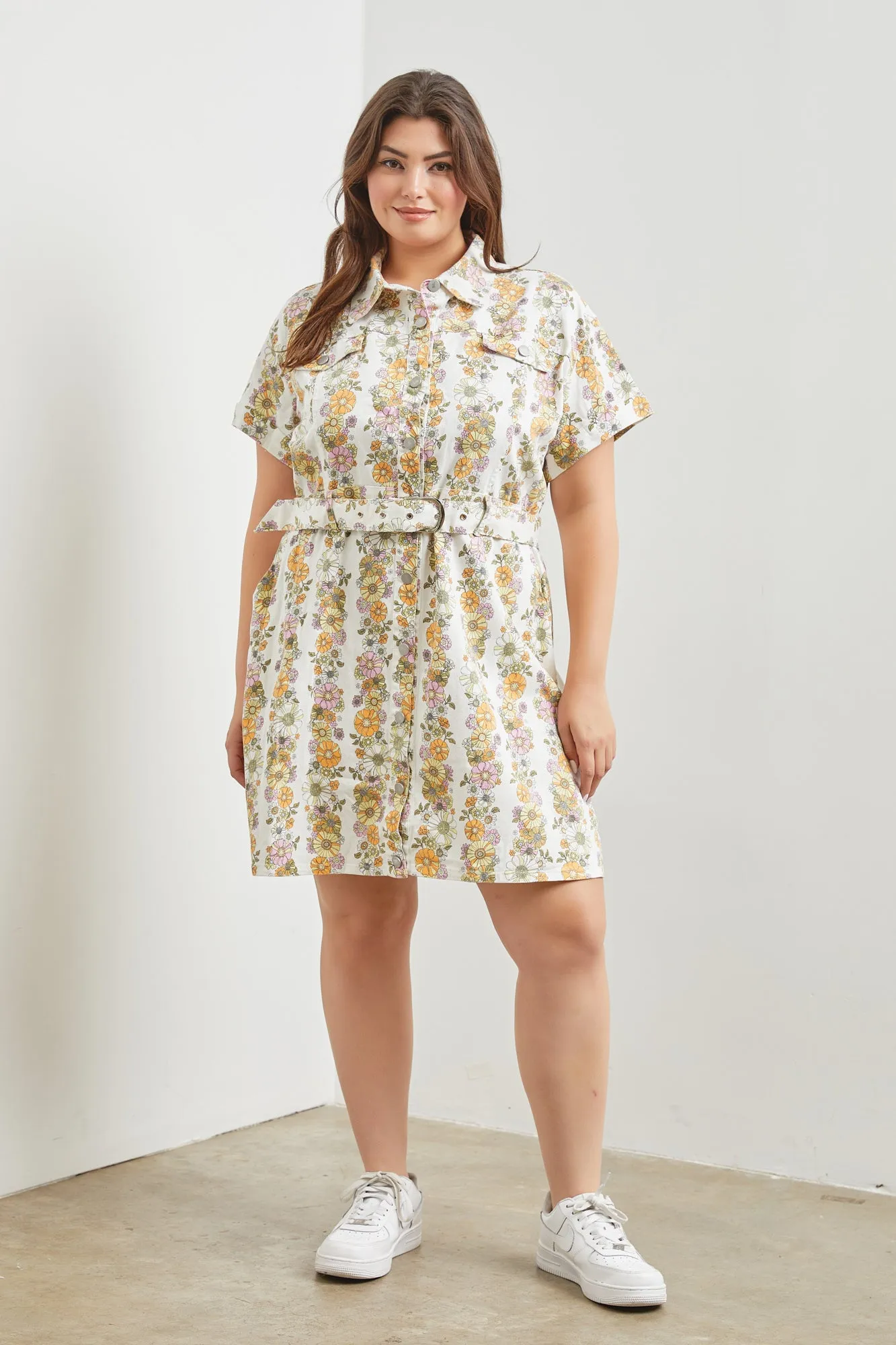 wallflower button down dress