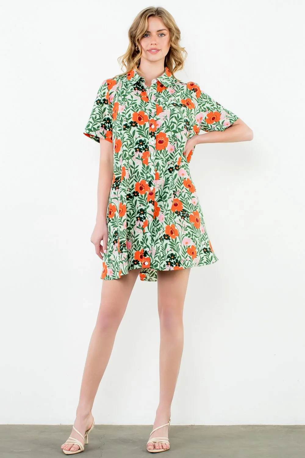 Wildflower Button Down Dress