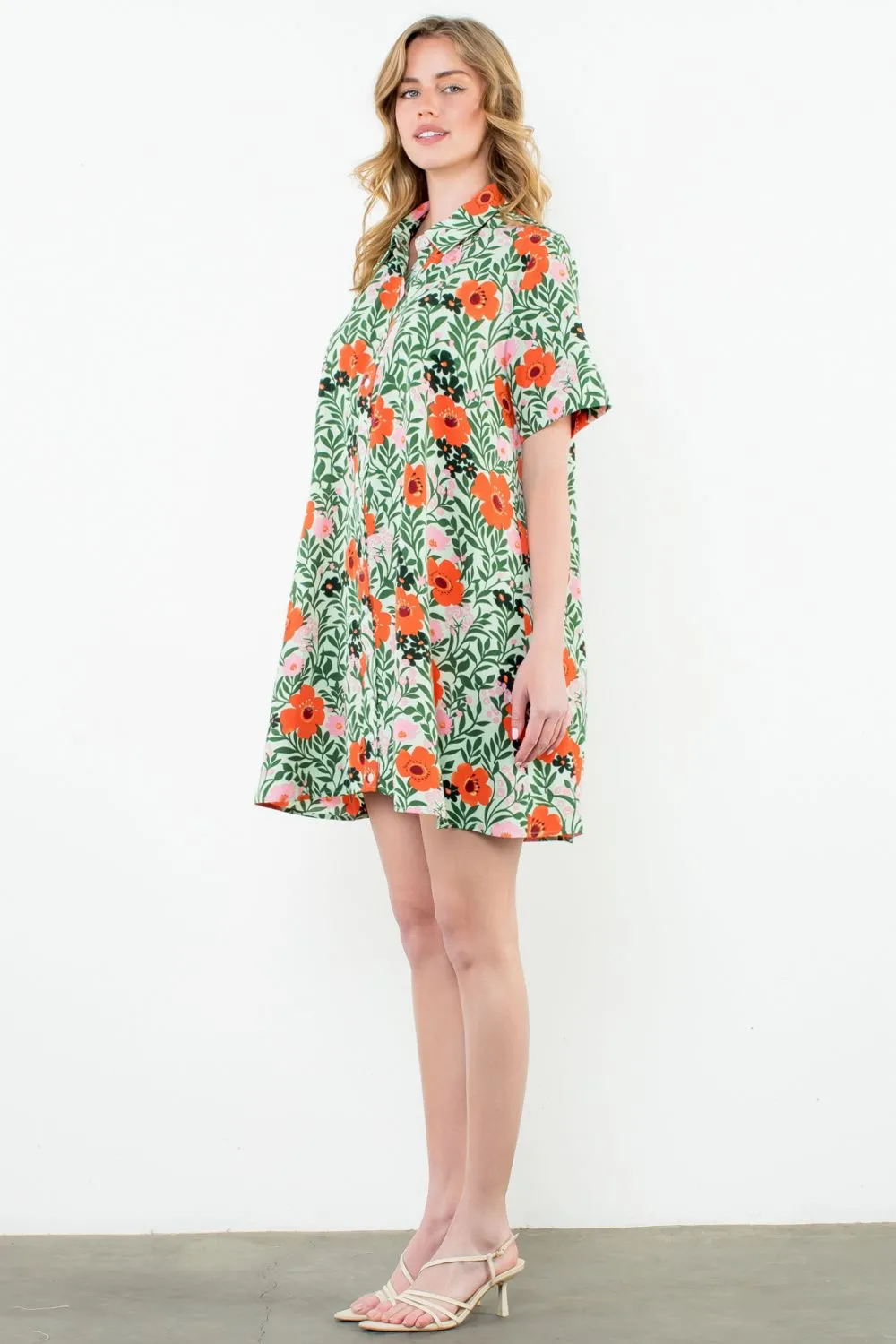Wildflower Button Down Dress